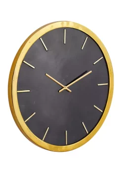 Discount 🔥 Glam Marble Wall Clock by Monroe Lane 🎉 -Monroe Lane Sales Belk 31090