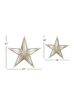 Brand new 💯 Glam Metal Wall Decor - Set of 2 by Monroe Lane 🛒 -Monroe Lane Sales Belk 31139