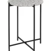 Buy 🤩 Contemporary Aluminum Accent Table by Monroe Lane 🔔
