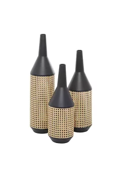 Brand new 🤩 Contemporary Metal Vase - Set of 3 by Monroe Lane 😀 -Monroe Lane Sales Belk 31154