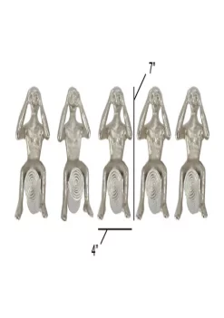 Flash Sale 👍 Aluminum Modern Wall Décor - Set of 5 by Monroe Lane 🛒 -Monroe Lane Sales Belk 31207