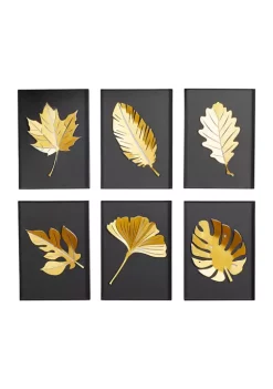 Budget ⌛ Contemporary Metal Wall Decor - Set of 6 by Monroe Lane ⭐