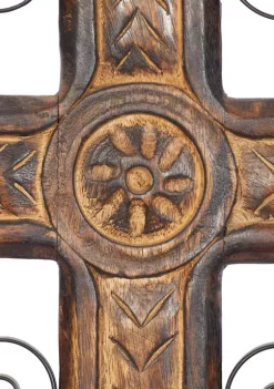 Best Sale 🛒 Traditional Mango Wood Wall Decor by Monroe Lane ✨ -Monroe Lane Sales Belk 3131