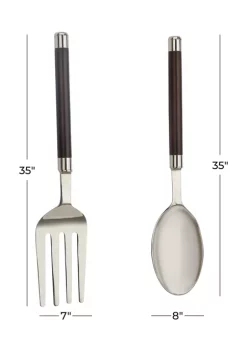 Cheapest 🎉 Eclectic Aluminum Wall Decor - Set of 2 by Monroe Lane 🔥 -Monroe Lane Sales Belk 31332