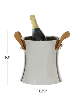 Buy 🤩 Contemporary Stainless Steel Wine Holder by Monroe Lane ✨ -Monroe Lane Sales Belk 31338