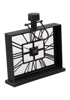 Budget 🛒 Industrial Metal Clock by Monroe Lane 🔔 -Monroe Lane Sales Belk 31394