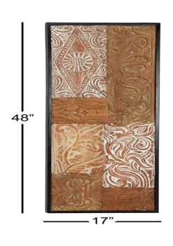 Wholesale ⭐ Teak Coastal Wall Décor by Monroe Lane 😉 -Monroe Lane Sales Belk 31398