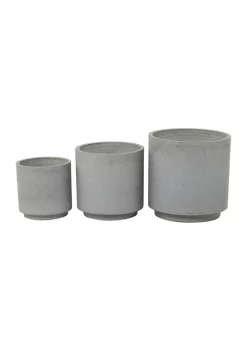 Deals 🥰 Modern Magnesium Oxide Planter - Set of 3 by Monroe Lane 💯 -Monroe Lane Sales Belk 31483