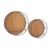 Coupon 🛒 Modern Bamboo Wall Shelf - Set of 2 by Monroe Lane ✔️