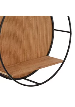 Coupon 🛒 Modern Bamboo Wall Shelf - Set of 2 by Monroe Lane ✔️ -Monroe Lane Sales Belk 31498