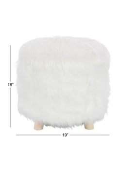 Promo ❤️ Contemporary Polyester Stool by Monroe Lane 🛒 -Monroe Lane Sales Belk 31511