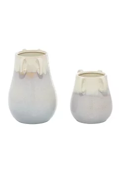 Cheap ✨ Farmhouse Ceramic Vase - Set of 2 by Monroe Lane 👍 -Monroe Lane Sales Belk 31524