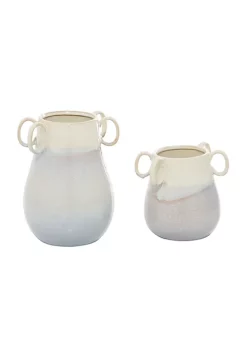 Cheap ✨ Farmhouse Ceramic Vase - Set of 2 by Monroe Lane 👍 -Monroe Lane Sales Belk 31525