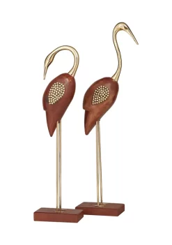 Coupon π₯ Natural Wood Sculpture - Set of 2 by Monroe Lane π