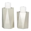 Deals 😍 Glam Stainless Steel Candle Holder - Set of 2 by Monroe Lane ⭐