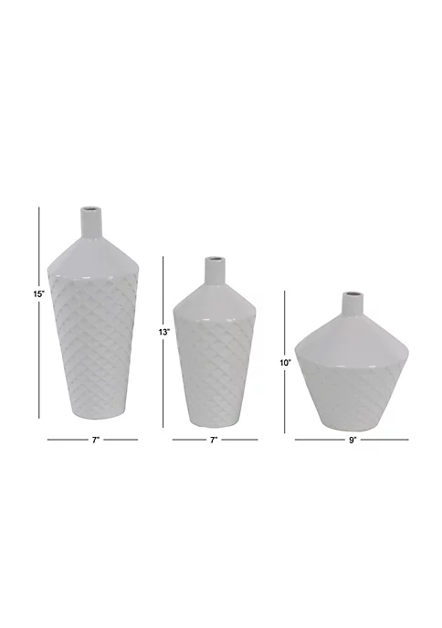 Top 10 🤩 Modern Porcelain Vase - Set of 3 by Monroe Lane 🎁 4 Top 10 🤩 Modern Porcelain Vase - Set of 3 by Monroe Lane 🎁 - Image 4