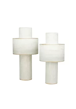 Budget 🔥 Modern Metal Vase - Set of 2 by Monroe Lane 🥰 -Monroe Lane Sales Belk 31579