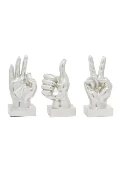 Promo 😉 Traditional Polystone Sculpture - Set of 3 by Monroe Lane 🤩