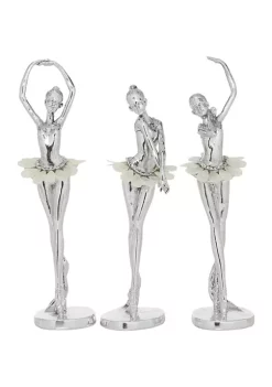 Budget π Glam Polystone Sculpture - Set of 3 by Monroe Lane π