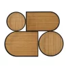 Hot Sale 🤩 Modern Bamboo Wall Decor by Monroe Lane ⭐