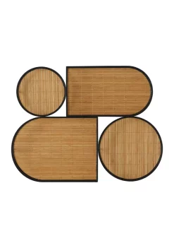 Hot Sale 🤩 Modern Bamboo Wall Decor by Monroe Lane ⭐
