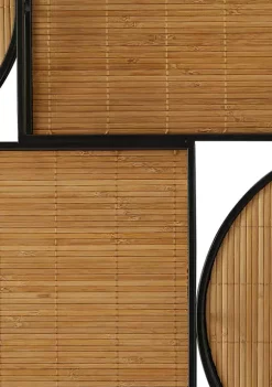 Hot Sale 🤩 Modern Bamboo Wall Decor by Monroe Lane ⭐ -Monroe Lane Sales Belk 31669