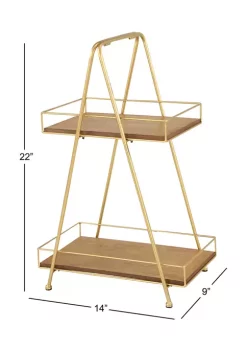 Cheapest 🛒 Contemporary Wood Tiered Server by Monroe Lane 😍 -Monroe Lane Sales Belk 31699