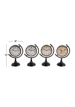Best deal ⌛ Vintage Metal Clock - Set of 4 by Monroe Lane ✔️ -Monroe Lane Sales Belk 31741