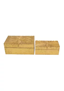 Top 10 🎁 Contemporary Wood Box - Set of 2 by Monroe Lane 😍 -Monroe Lane Sales Belk 3175