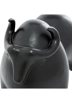 Budget 😍 Porcelain Contemporary Buffalo Sculpture by Monroe Lane 🔔 -Monroe Lane Sales Belk 31760