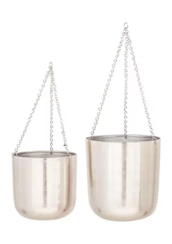 Wholesale 🛒 Glam Metal Planter - Set of 2 by Monroe Lane ⌛ -Monroe Lane Sales Belk 31795