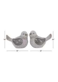 Outlet 🧨 Country Polystone Garden Sculpture - Set of 2 by Monroe Lane 🔔 -Monroe Lane Sales Belk 31836