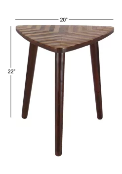 Buy 🥰 Modern Mango Wood Accent Table by Monroe Lane ✨ -Monroe Lane Sales Belk 31853