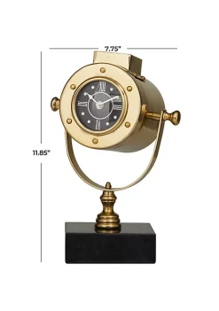 Coupon 👏 Vintage Stainless Steel Clock by Monroe Lane 🔥 -Monroe Lane Sales Belk 31874