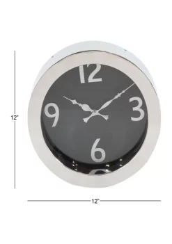 New 🧨 Stainless Steel Wall Clock by Monroe Lane 🧨 -Monroe Lane Sales Belk 31889