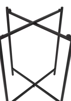 Hot Sale 😍 Transitional Aluminum Accent Table by Monroe Lane ✨ -Monroe Lane Sales Belk 31909