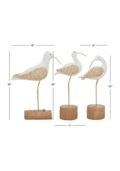 Buy 😀 Contemporary Polystone Sculpture - Set of 3 by Monroe Lane 🎁 -Monroe Lane Sales Belk 31991