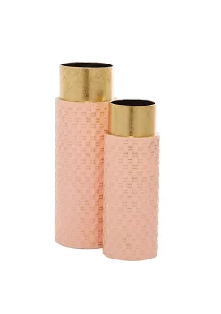 Brand new 😉 Contemporary Metal Vase - Set of 2 by Monroe Lane ⭐ -Monroe Lane Sales Belk 31997