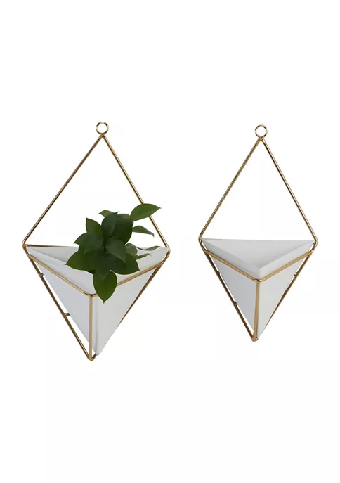 Buy 💯 Contemporary Metal Planter - Set of 2 by Monroe Lane ❤️ 6 Buy 💯 Contemporary Metal Planter - Set of 2 by Monroe Lane ❤️ - Image 6