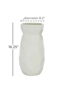 Budget 💯 Modern Ceramic Vase by Monroe Lane 🤩 -Monroe Lane Sales Belk 32038