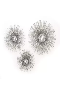 Discount 🔔 Modern Metal Wall Decor - Set of 3 by Monroe Lane 🎉 -Monroe Lane Sales Belk 3205