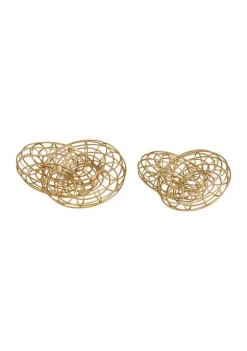 Discount π Contemporary Metal Sculpture - Set of 2 by Monroe Lane π