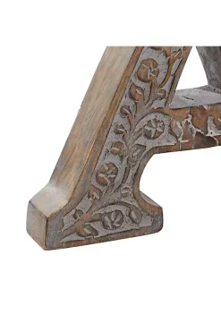 Buy 🌟 Traditional Mango Wood Decorative Sign - Set of 6 by Monroe Lane 😉 -Monroe Lane Sales Belk 32086