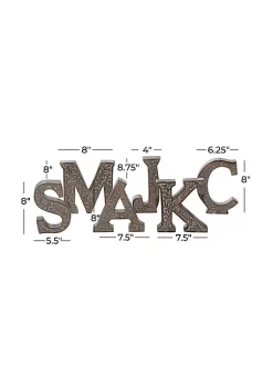 Buy 🌟 Traditional Mango Wood Decorative Sign - Set of 6 by Monroe Lane 😉 -Monroe Lane Sales Belk 32087