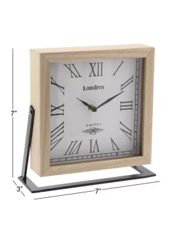 Discount ✨ Farmhouse Wood Clock by Monroe Lane 💯 -Monroe Lane Sales Belk 3209