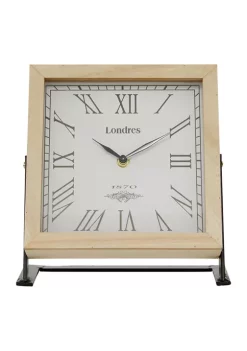 Discount ✨ Farmhouse Wood Clock by Monroe Lane 💯 -Monroe Lane Sales Belk 3210