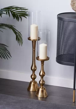 Best reviews of ✨ Traditional Aluminum Hurricane Lamp - Set of 2 by Monroe Lane 🛒