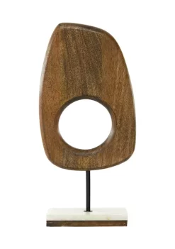 Best deal 🤩 Modern Mango Wood Sculpture by Monroe Lane 🌟 -Monroe Lane Sales Belk 32126