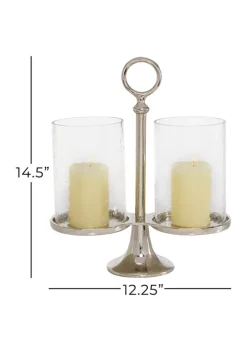 Buy 😉 Aluminum Traditional Hurricane Lamp by Monroe Lane 🛒 -Monroe Lane Sales Belk 32136