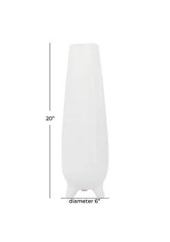Budget 🥰 Contemporary Ceramic Vase by Monroe Lane 🥰 -Monroe Lane Sales Belk 32147
